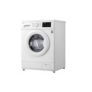 LG 8KG Front Load Washer, Direct Drive Motor, 6 Motion, White