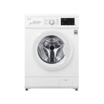 LG 7K Front Load Washer, 1200 RPM, White