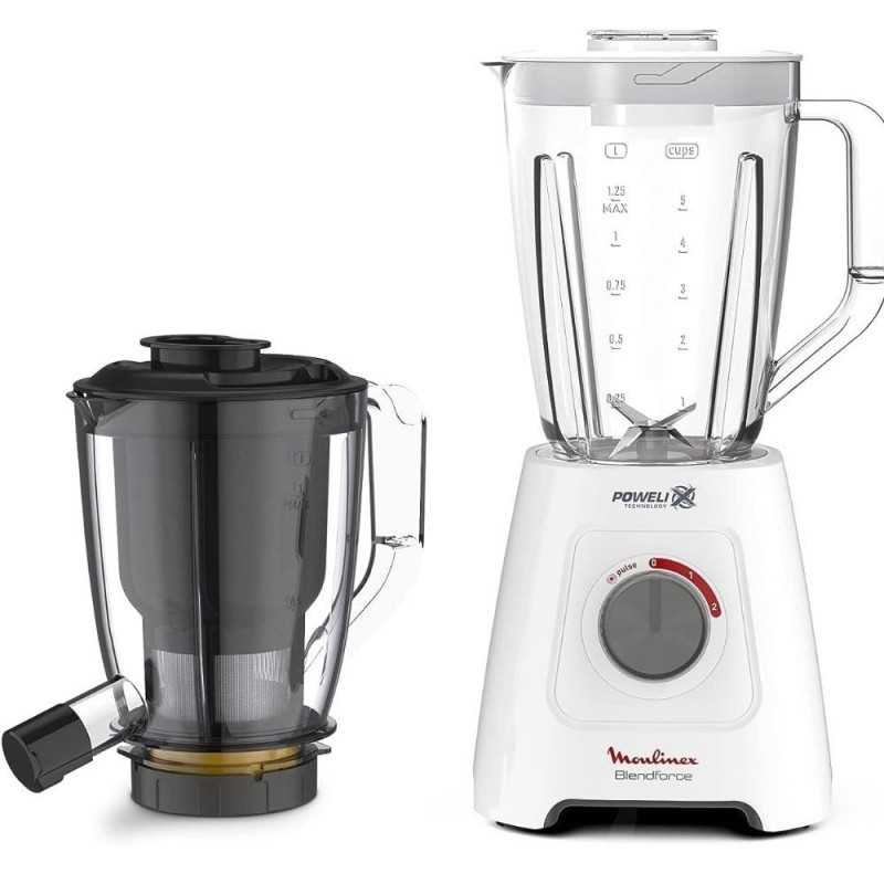 Moulinex 2 In 1 Stand Blender & Juice Extract, 600 Watts