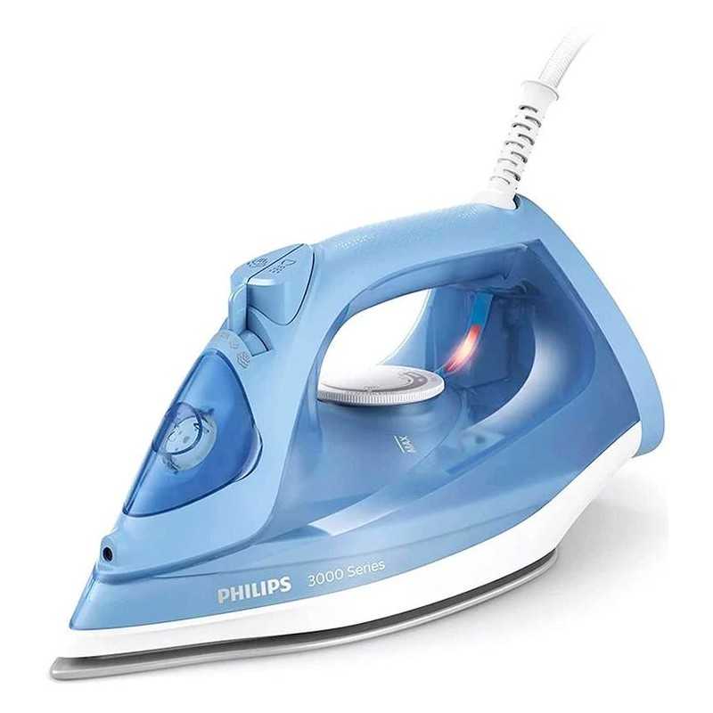 Philips Series 3000 Solepla Ceramic Steam Iron, 2200 Watts, Blue