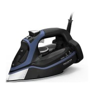 Rowenta Steamforce Iron, 3000 Watts, Black/Blue