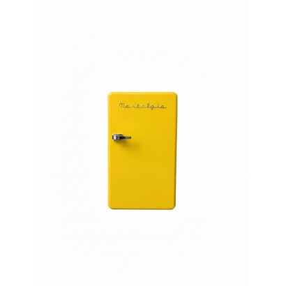 Nostalgia 90 L Retro Fridge, Single Door, Yellow