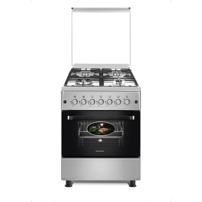 Milano Freestanding Gas, 4 Burners, Stainless Steel