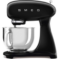 Smeg Retro 50s Vintage Style Stand Mixer, 10 Speeds, Black