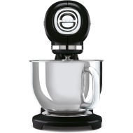 Smeg Retro 50s Vintage Style Stand Mixer, 10 Speeds, Black