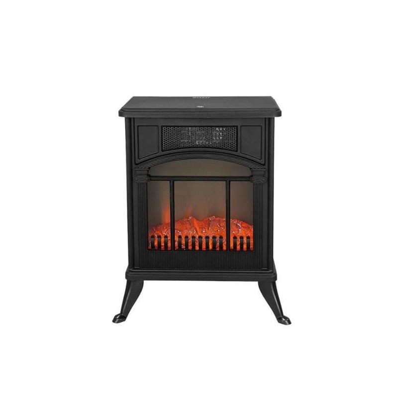 Zilan Fireplace Ceramic Heater, 1900 Watts, Black