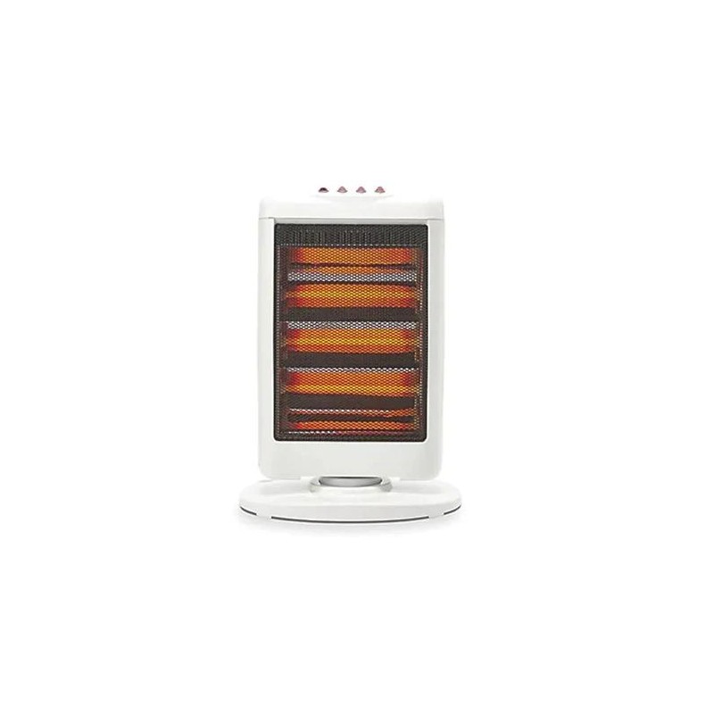 Midea Three Bar Infared Heater, 1200 Watts, White