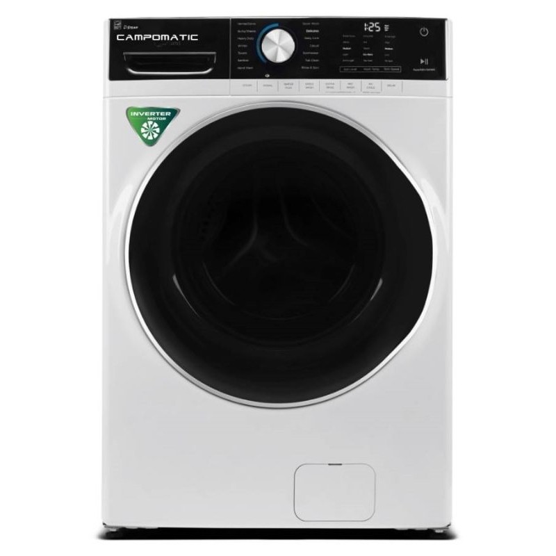 Campomatic 23 KG Professional Heavy Duty Washer, 1400 RPM, White