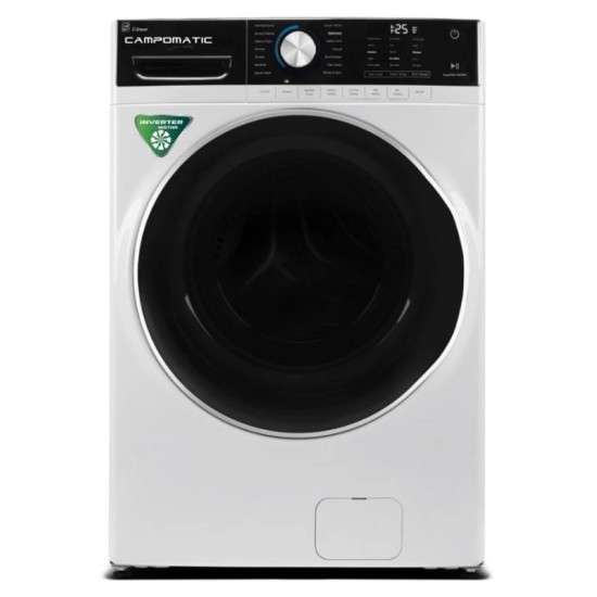 Campomatic 23 KG Professional Heavy Duty Washer, 1400 RPM, White