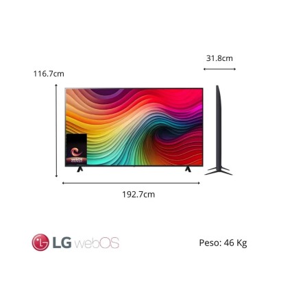 LG 86" Nano Series 80 4K Smart TV, AI Magic Remote