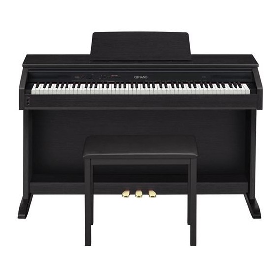 Casio, Digital Piano with Bench, Black
