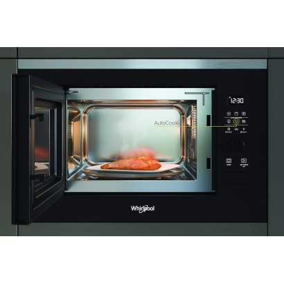 Whirlpool Built-In Microwave Oven, 900 Watts, 25 L, Black