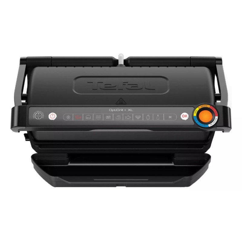Tefal OptiGrill+ XL Intelligent Health Grill, 2000 Watts, Black