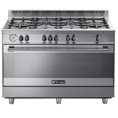Tecnogas 120 CM Wild Oven, 6 Brass Burners