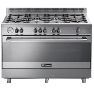 Tecnogas 120 CM Wild Oven, 6 Brass Burners