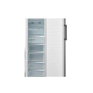 Midea Single Door Freezer, No Frost 7 Drawers, Stainless Steel