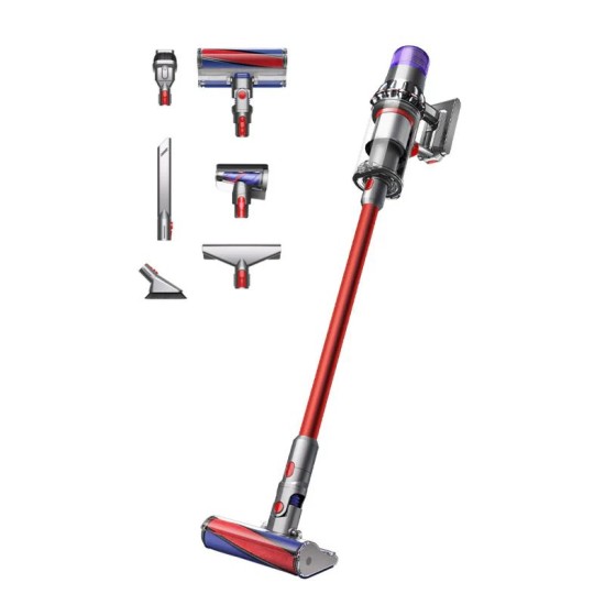 Dyson V11 Fluffy Cordless Vacuum Cleaner, Nickel/Red