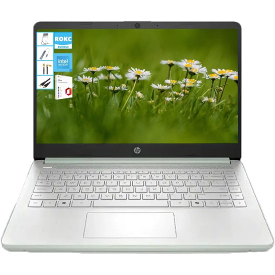 HP 14" HD Laptop, 16 GB RAM, 128 GB SSD, Willow Green