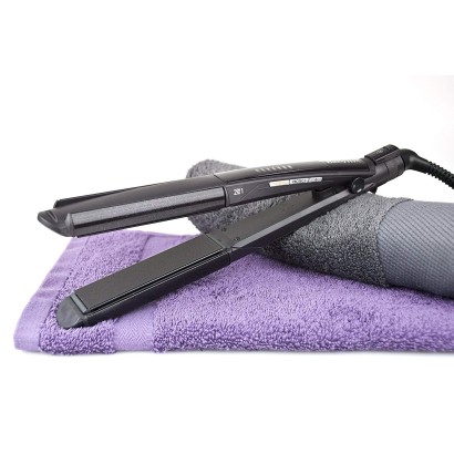 Babyliss 2 In 1 Hair Curler & Straightener, Wet & Dry, Black