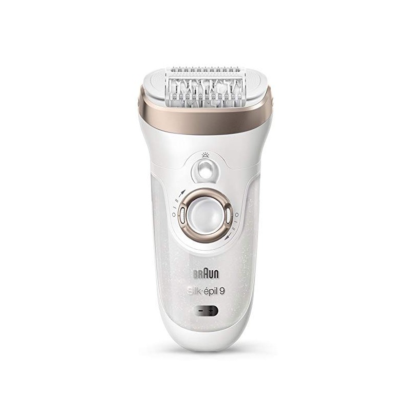 Braun, Silk-Epil 9, 4 in1 Epilator, Wet And Dry, Ladies Electric Shaver,  Exfoliation and Skin Care System, Rose Gold