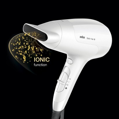Braun, Hair Dryer, 2000 Watts, White