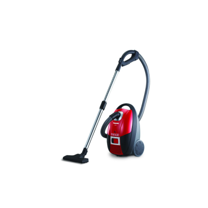Panasonic, Bag Canister Vacuum Cleaner, 2000 Watts, 6.0 L, Red