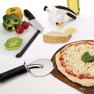 Oxo, Pizza Wheel and Cutter, 4 Inches, Stainless Steel