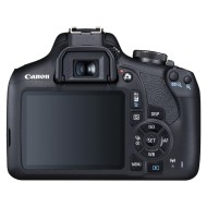 Canon EOS 2000D DSLR Camera, Black