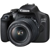 Canon EOS 2000D DSLR Camera, Black