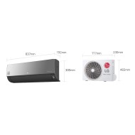 LG, ARTCOOL Inverter AC 12000 BTU, Energy Saving, Fast Cooling, Ampere Control