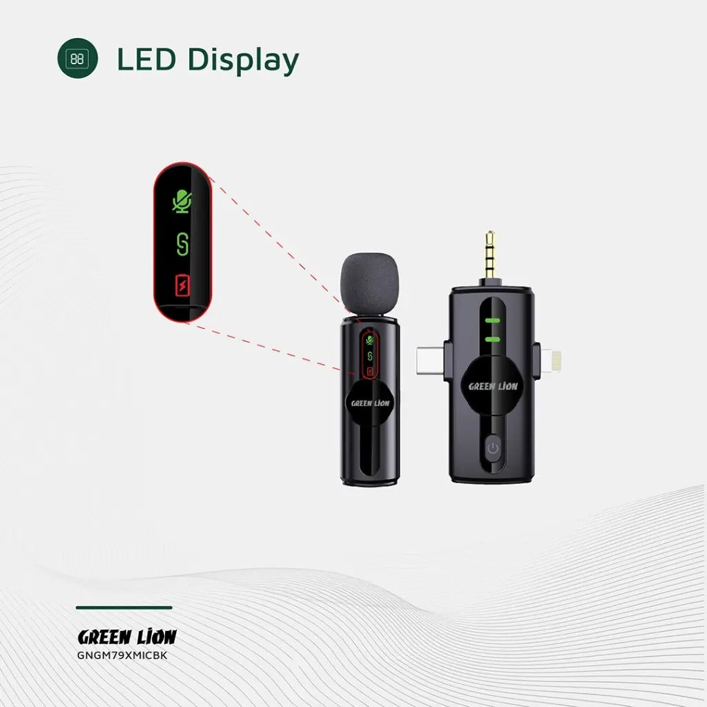 Green Lion 3-in-1 Noise Cancellation Microphone
