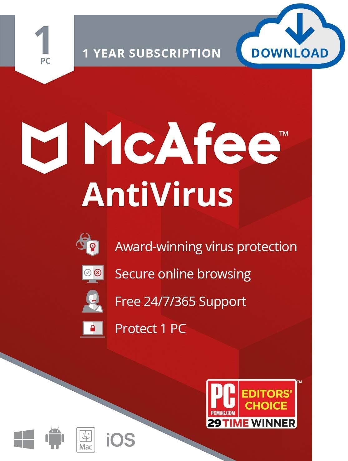 Mcaffe, Antivirus Plus Total Protection