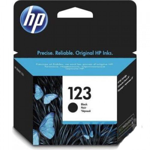 HP, 123 Original Ink Cartridge, Black