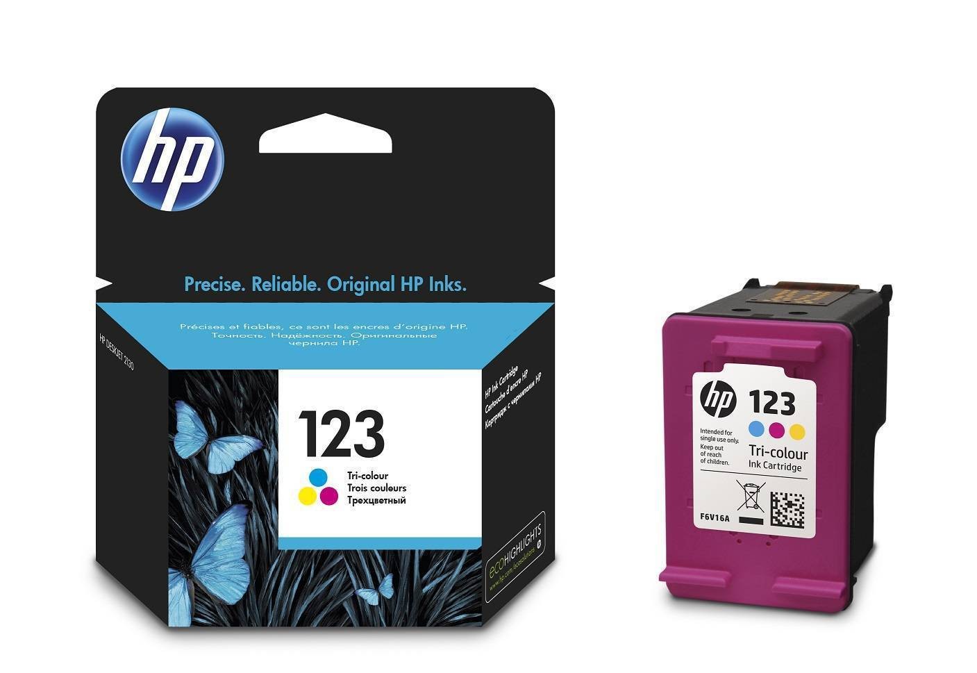 HP, Original Ink Cartridge, Tri-color