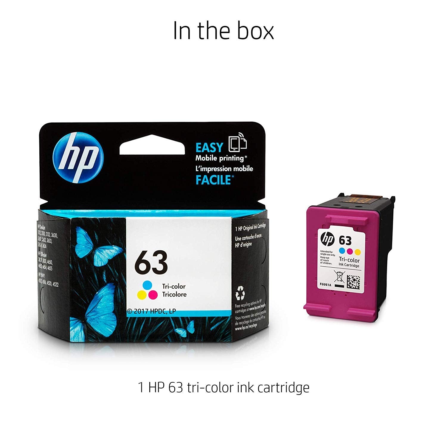 HP, Ink Cartridge For HP Deskjet, Tri-color