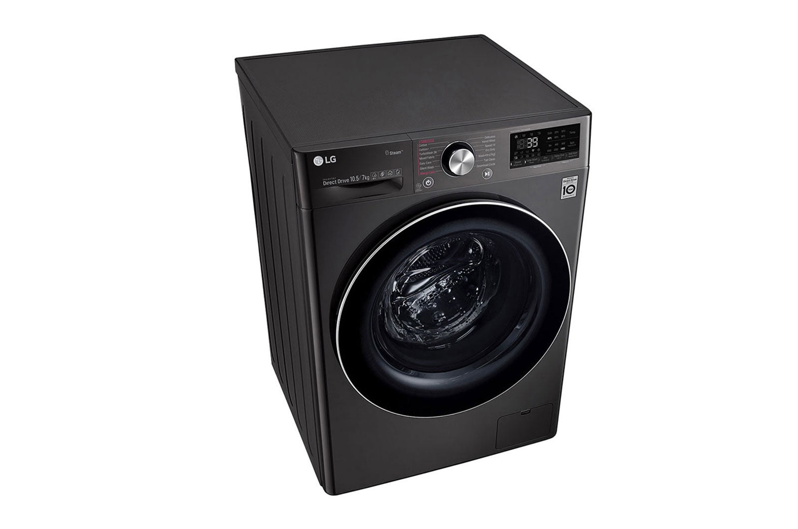 LG Washer & Dryer, Front Load, 10.5 / 7 KG, Stainless