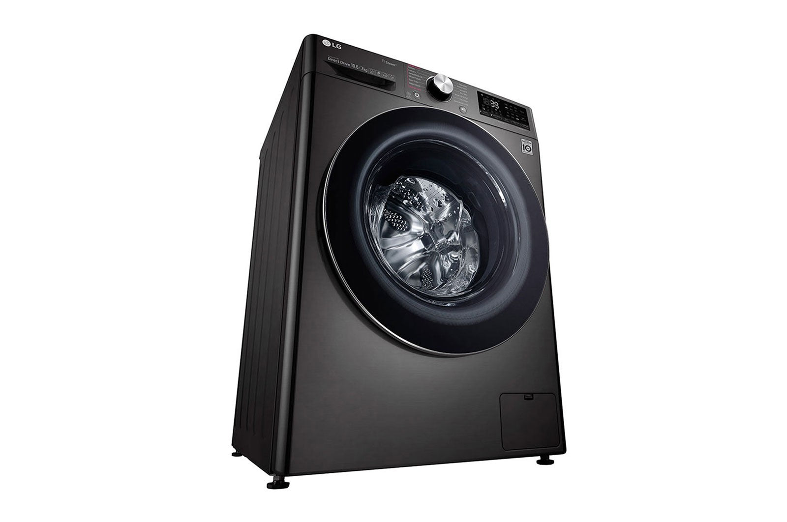 LG Washer & Dryer, Front Load, 10.5 / 7 KG, Stainless