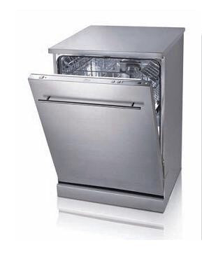 Midea, Free Standing Dishwasher, 14 Settings, Electric Control, LED Display, Stainless Steel