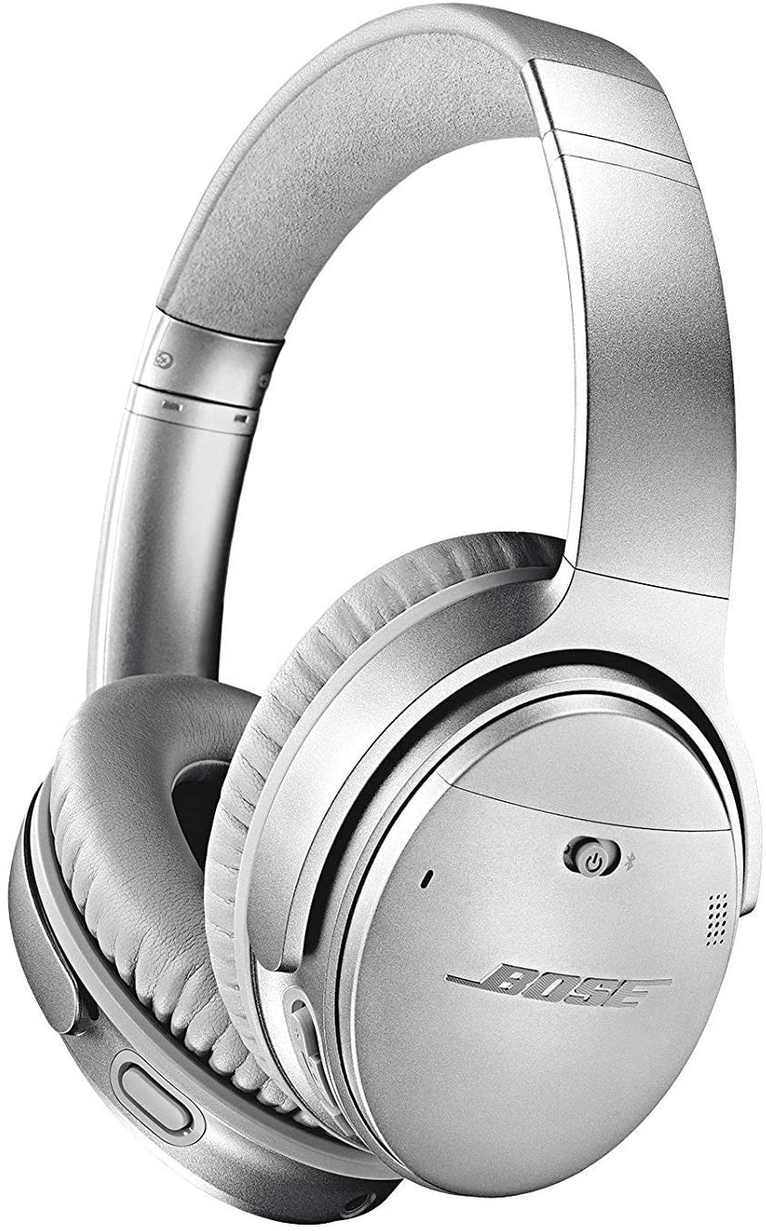 Bose, QuietComfort 35 II Wireless Bluetooth Headphones, Noise-Cancelling, Black / Silver