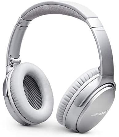 Bose, QuietComfort 35 II Wireless Bluetooth Headphones, Noise-Cancelling, Black / Silver
