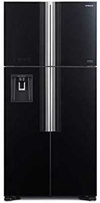 Hitachi, 4 Doors Refrigerator, 26 Cubic Feet, Inverter Double Fan Cooling, Black