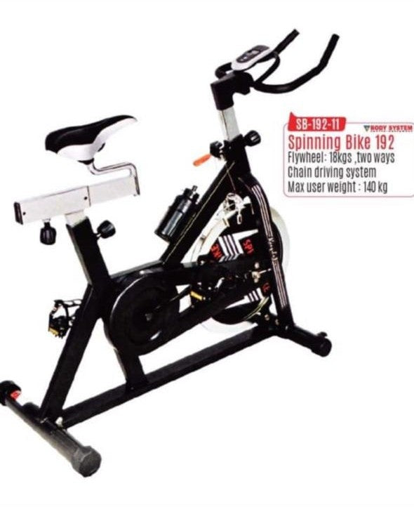 Body System, Spinning Bike, Two Ways Chain Driving System, Black