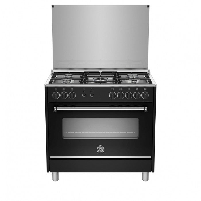 La Germania, Gas Oven, 5 Burners, 90 CM, Black