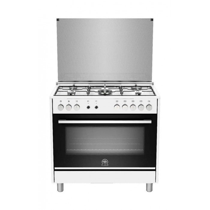 La Germania, Gas Cooker, 90 CM, 5 Burners, Wide, White