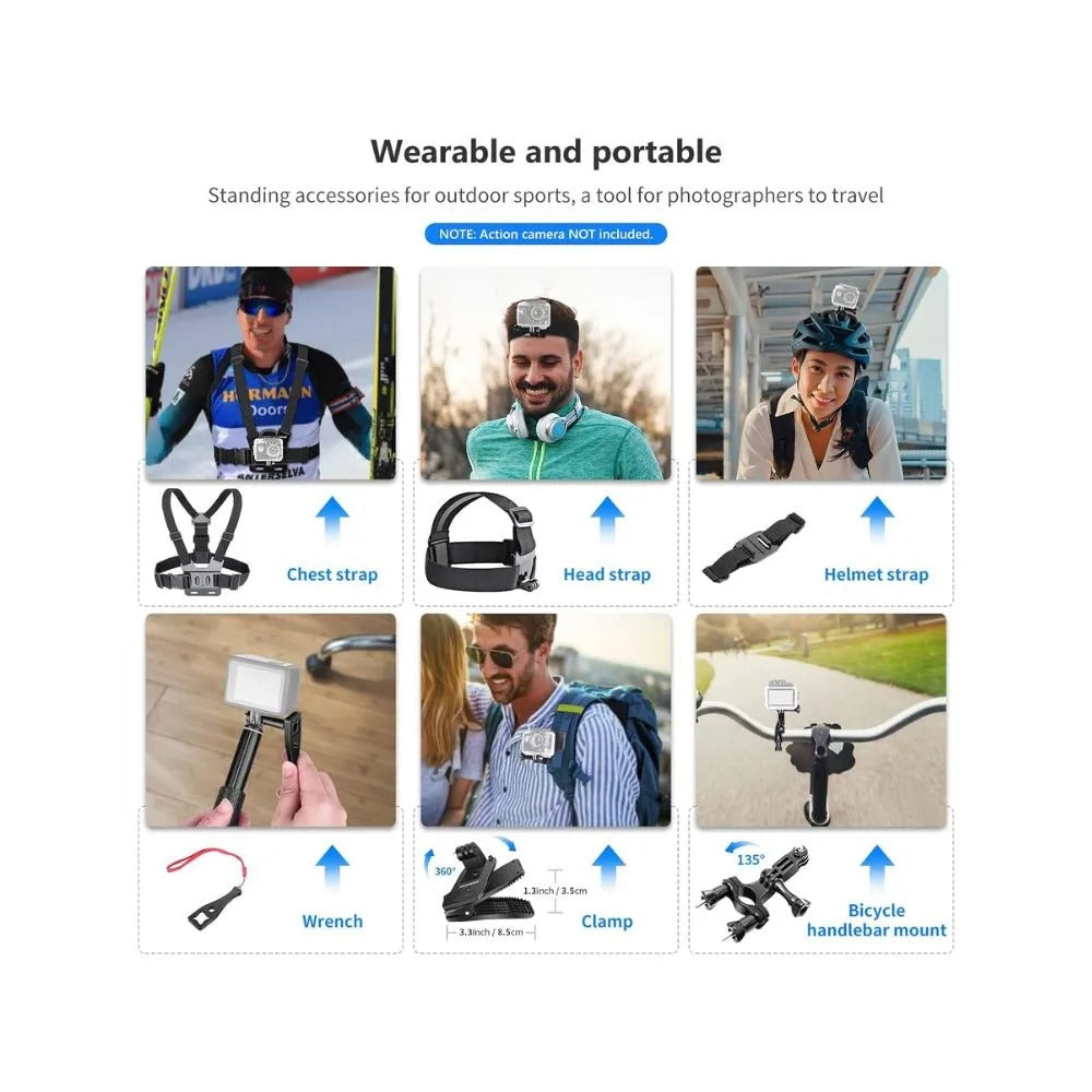 GoPro HERO13 Waterproof Action Camera ( Accessories Included )