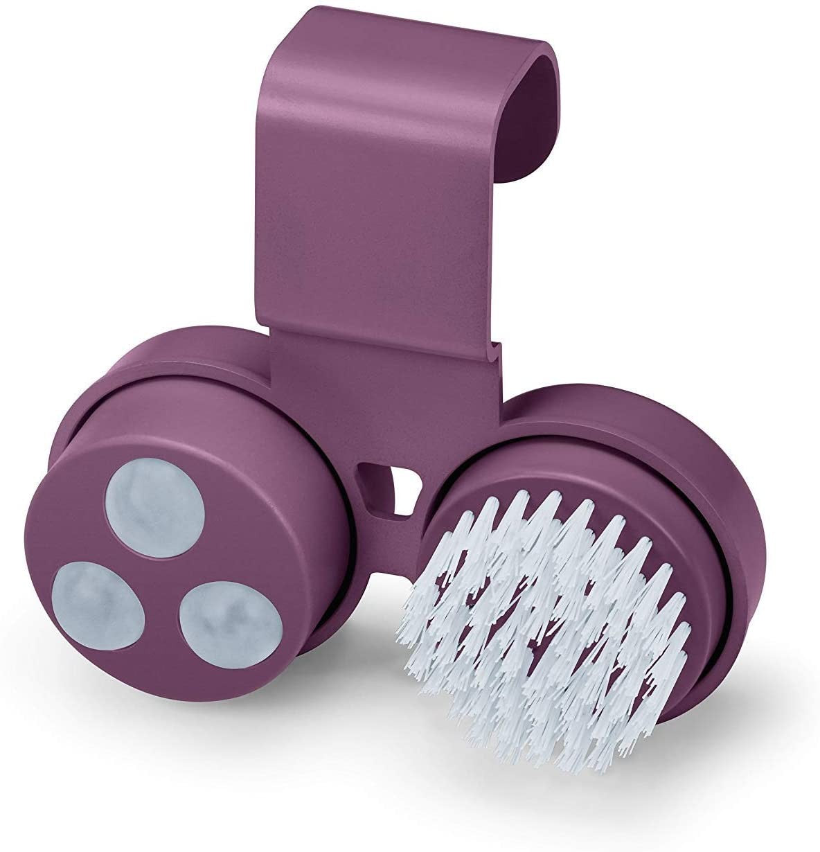 Beurer Foot Bath Spa, Water Tempering, Relaxing Vibration Massage & Bubble with Pedicure Attachments, 60 Watts, White