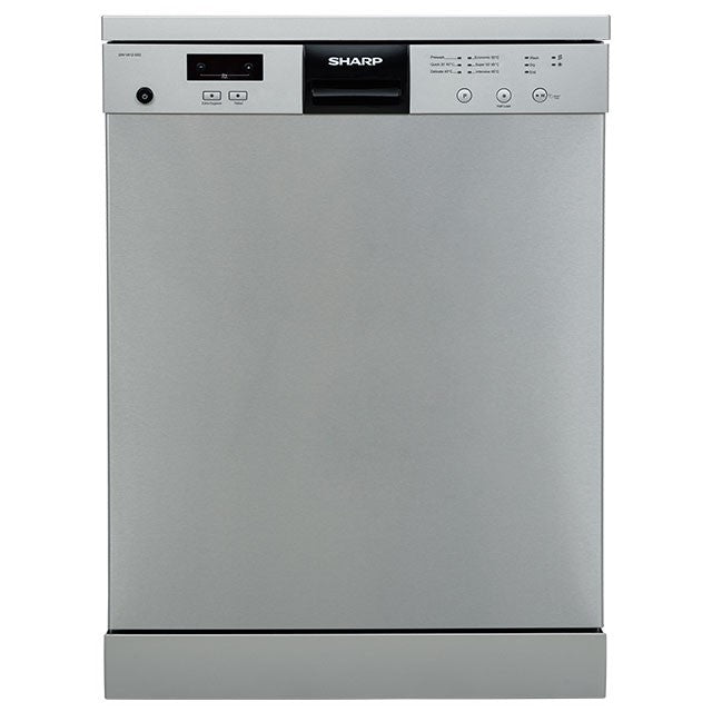 Sharp, Dishwasher 6 Programs, 12 Settings, Digital Display, Stainless Steel