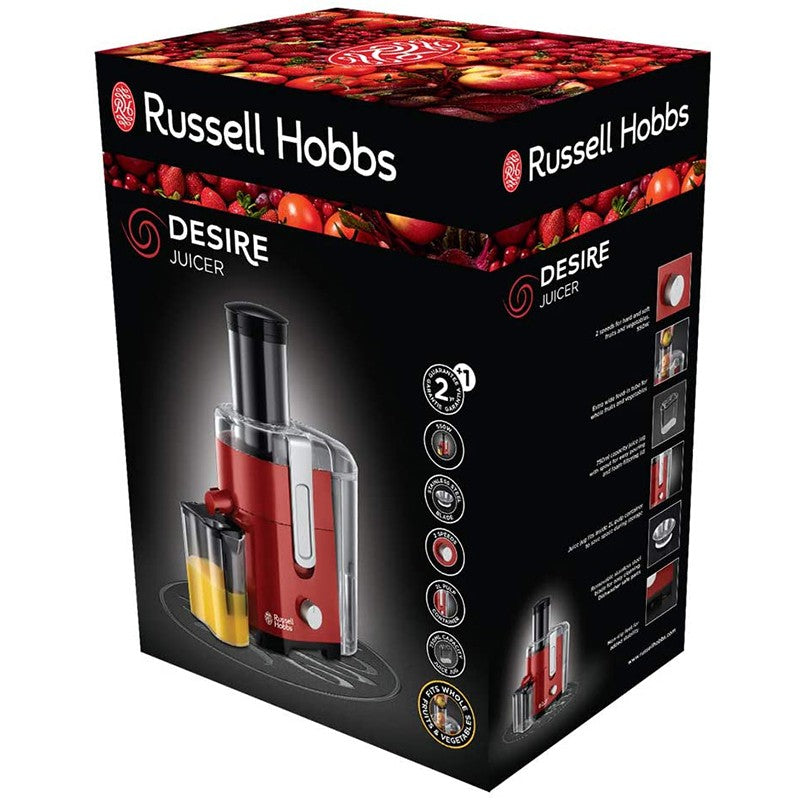 Russell Hobbs, Juicer Desire, 550 Watts, Red