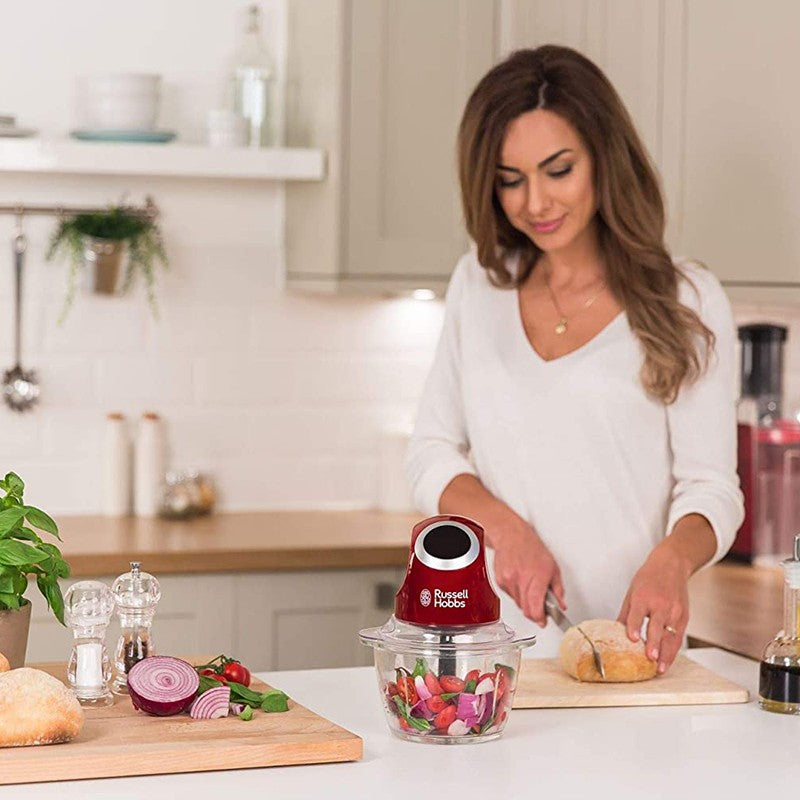 Russell Hobbs, Mini chopper Desire, 200 Watts, Red