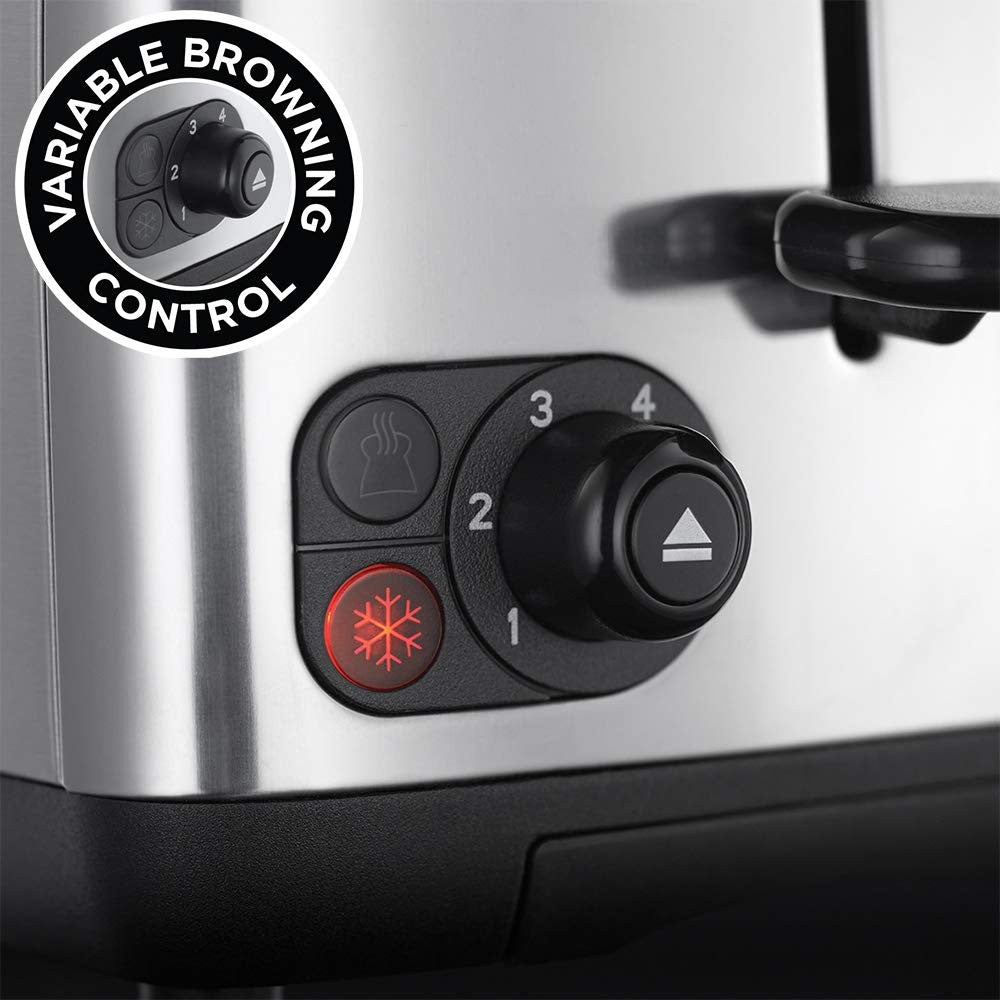Russell Hobbs, Adventure Toaster, 2 Wide Slots, Stainless Steel